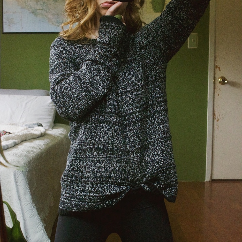 Loose knit sweater